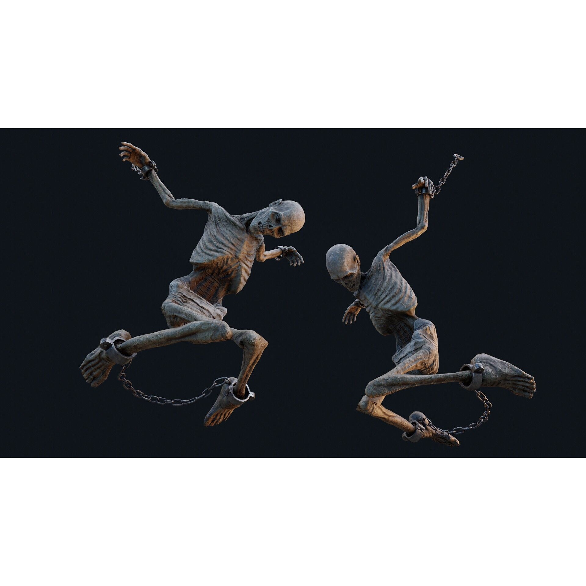 Human Corpse 05 - Low-Poly Game-Ready 3D Model - View 9