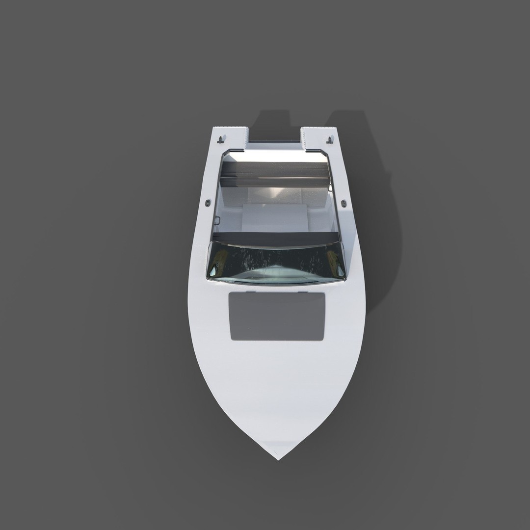 Boat 3D Model – High Poly Watercraft with PBR Textures, FBX/OBJ - View 5