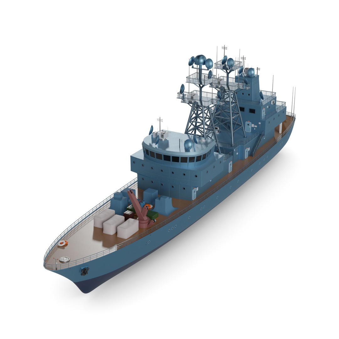 Naval Drones 3D Model – Realistic Military Vessel with PBR Textures