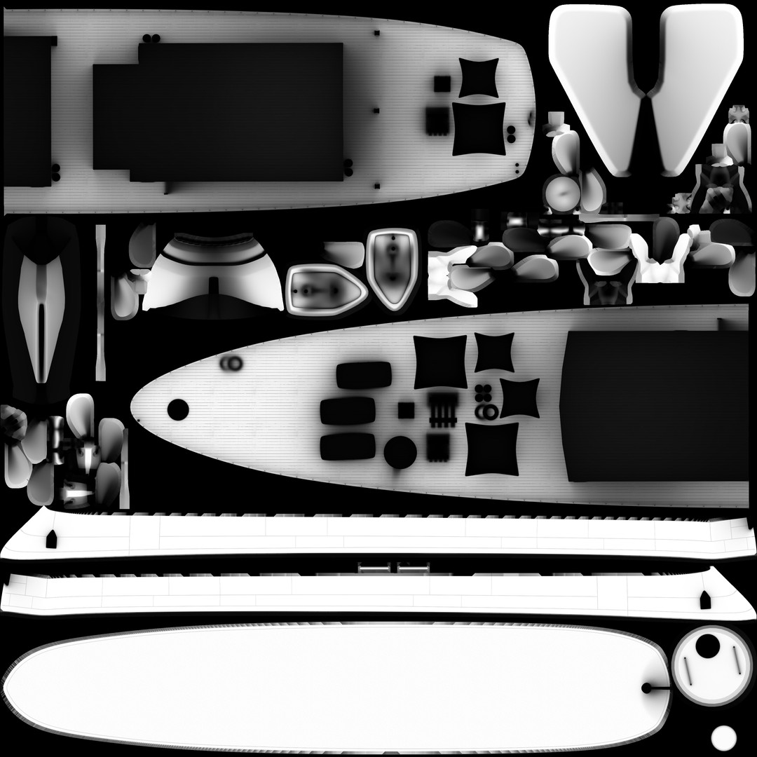 Naval Drones 3D Model – Realistic Military Vessel with PBR Textures - View 26