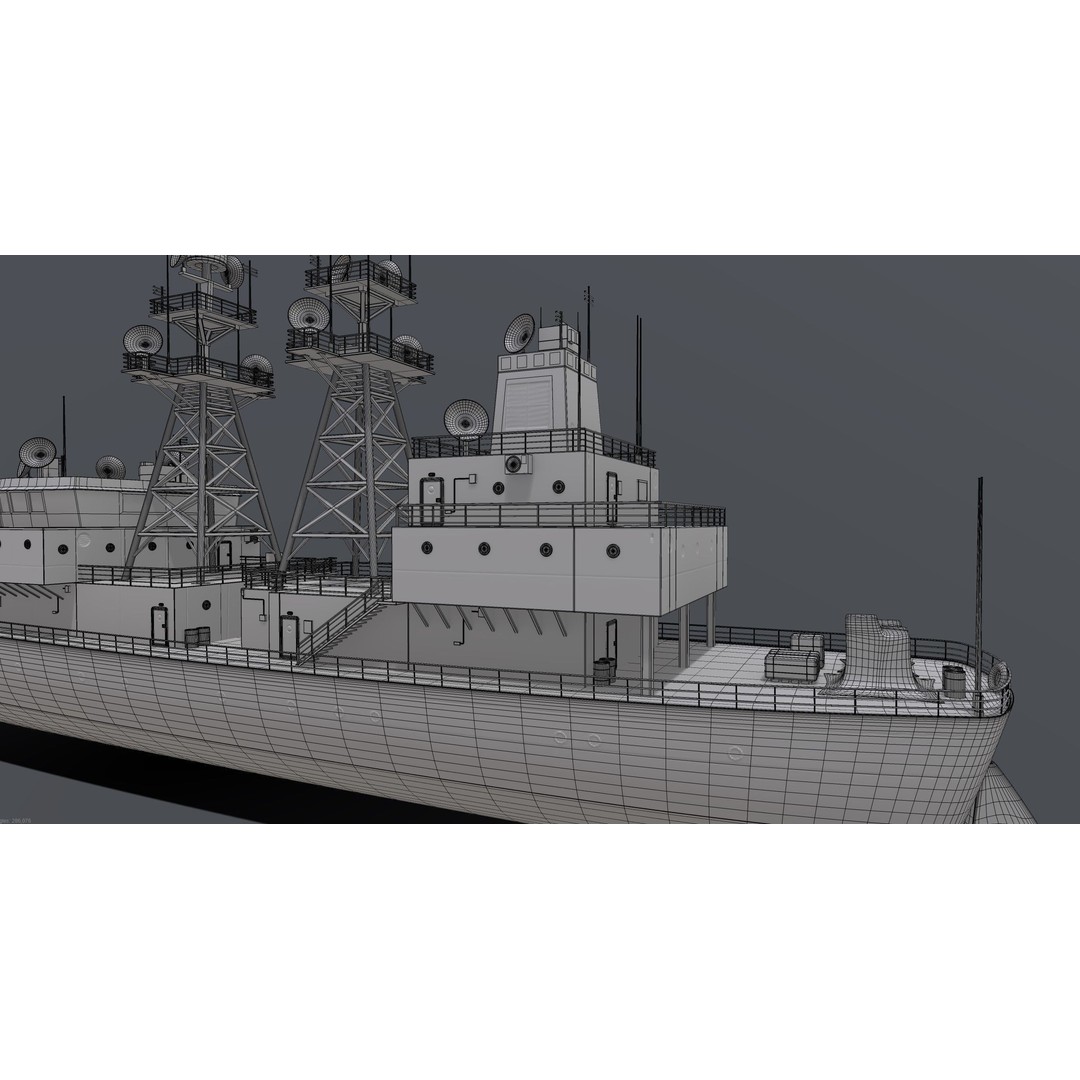 Naval Drones 3D Model – Realistic Military Vessel with PBR Textures - View 9