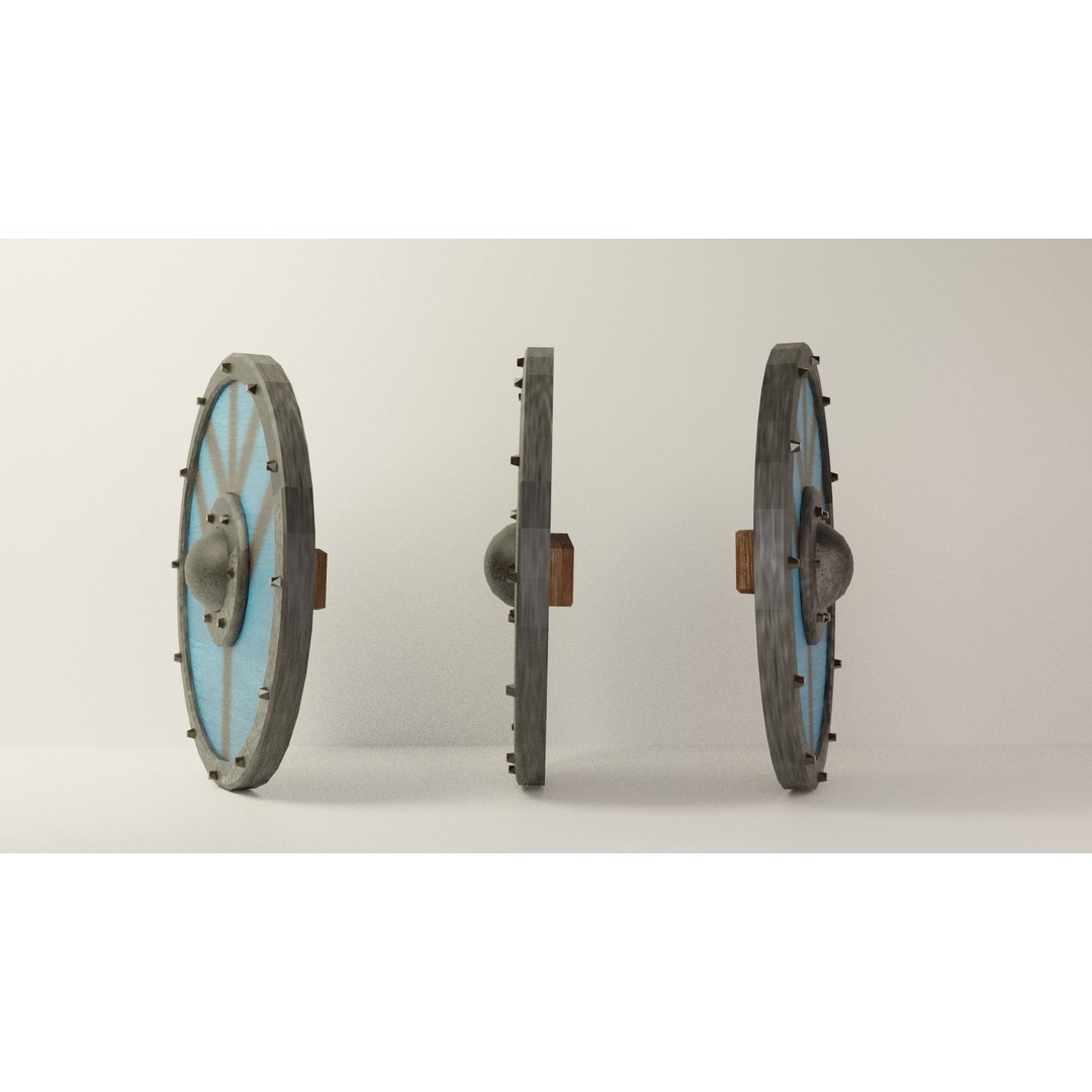 Viking Ship 3D Model – Low Poly Historic Watercraft, FBX, OBJ - View 11