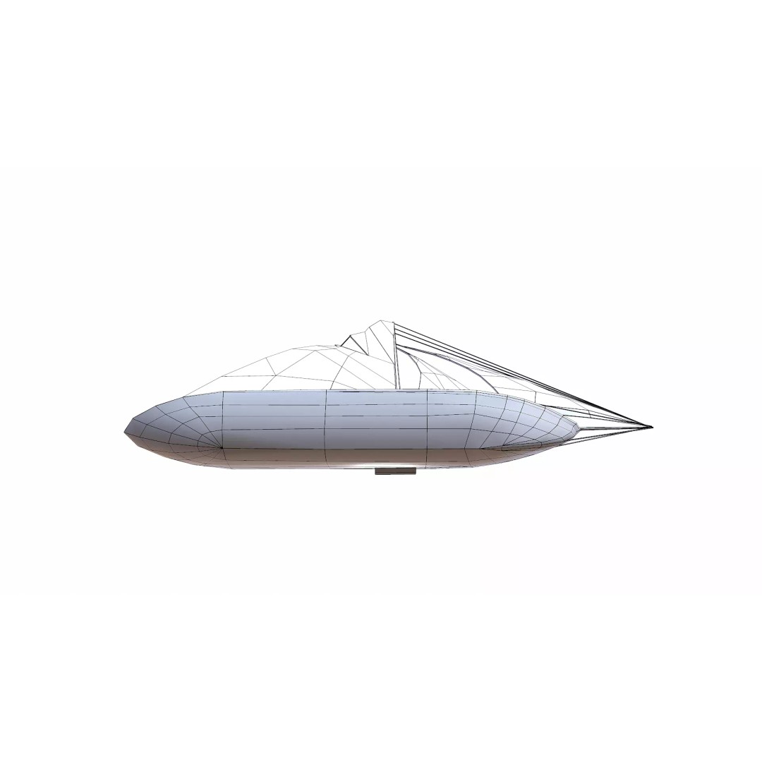 Sailboat 3D Model – Low Poly PBR Game Asset, FBX, OBJ - View 17
