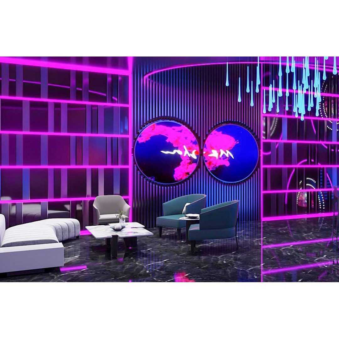 Modern Bar 3D Model – High Poly Game Asset, FBX & MAX Formats - View 5