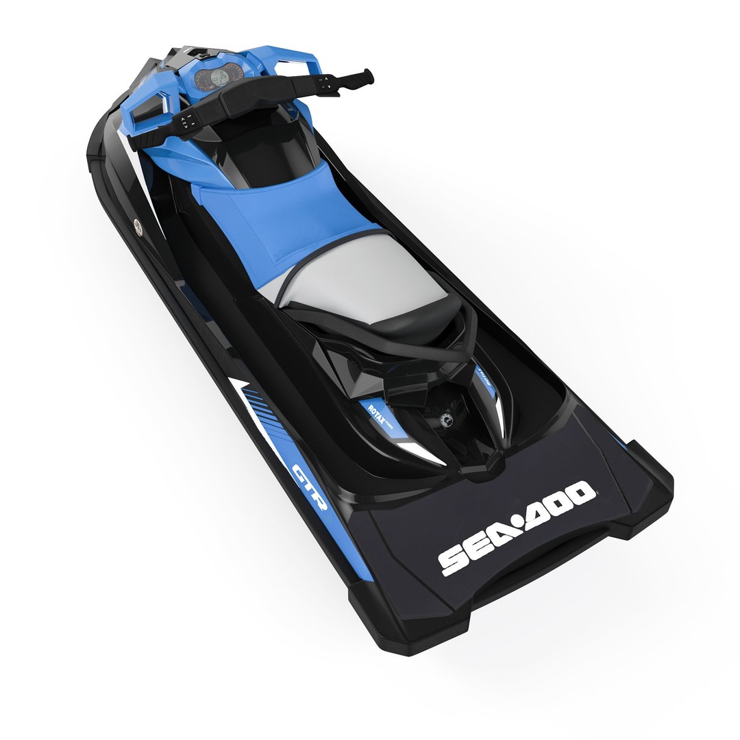 Hydrocycle SeaDoo GTR 230 3D Model – PBR Watercraft Asset, FBX - View 4