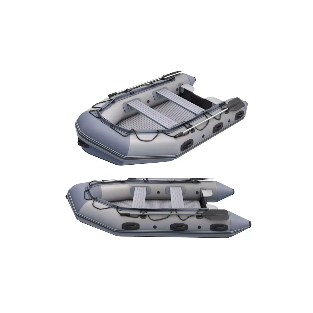 Inflatable Boat 3D Model – High Poly Game Asset, FBX, Blender - View 2