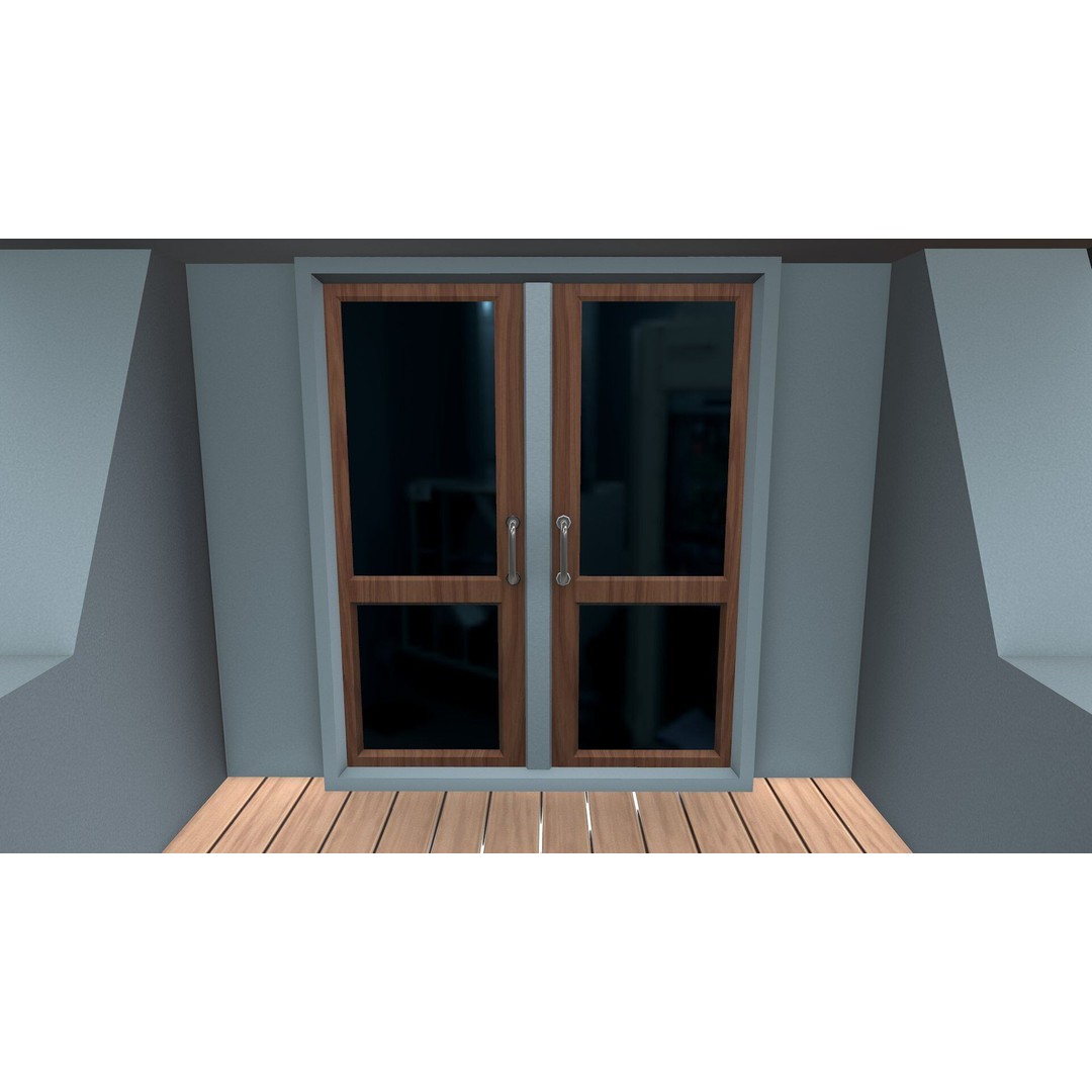 Catamaran 3D Model – Low Poly PBR Game Asset, FBX, OBJ - View 23