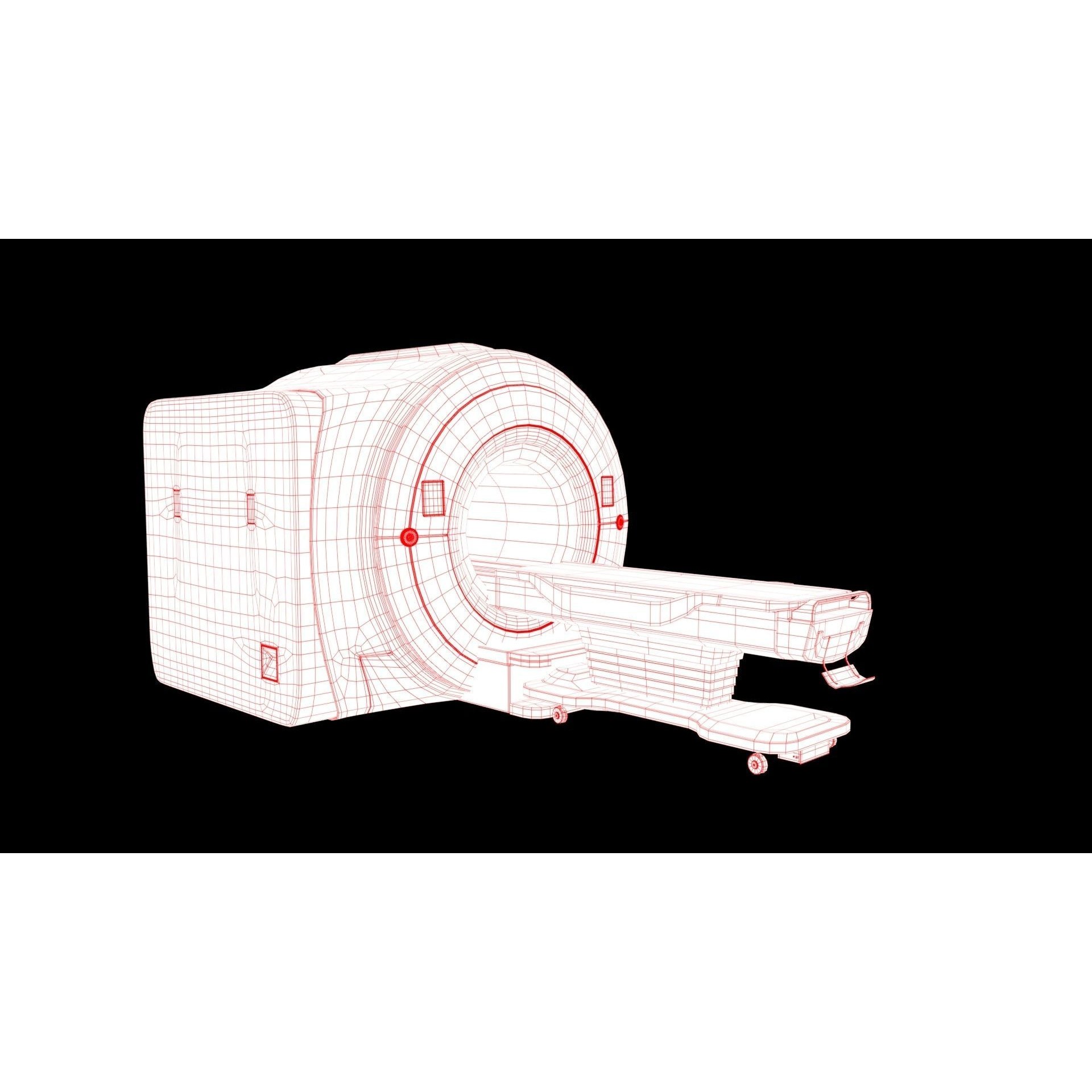MRI Machine - High-Quality 3D Model - View 12