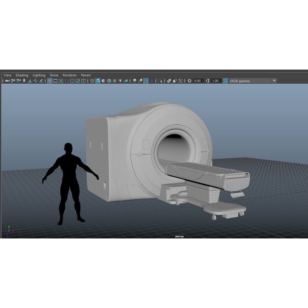 MRI Machine - High-Quality 3D Model - View 9