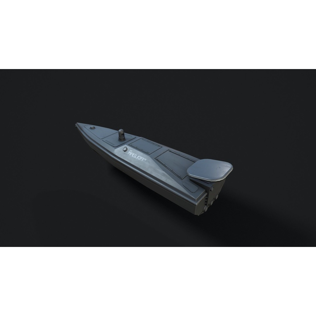 Magura V5 3D Model – Low Poly Unmanned Surface Vessel, FBX - View 5