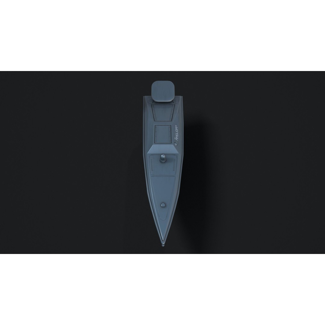 Magura V5 3D Model – Low Poly Unmanned Surface Vessel, FBX - View 6