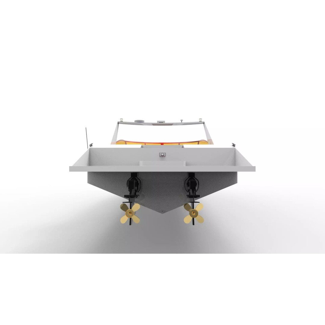 Sunseeker Offshore 3D Model – Low Poly Yacht Asset, Game Ready, FBX - View 6