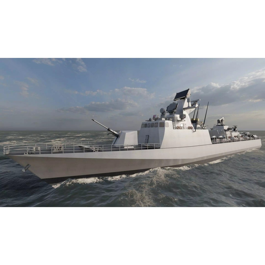Fast Attack Multimission Vessel 3D Model – Detailed Military Watercraft, FBX - View 10