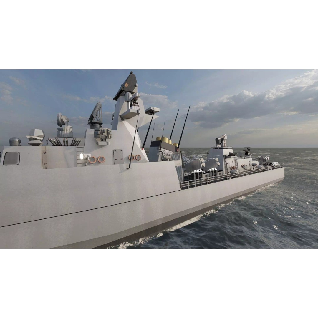 Fast Attack Multimission Vessel 3D Model – Detailed Military Watercraft, FBX - View 12