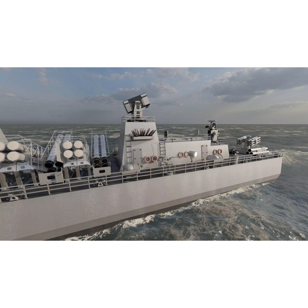 Fast Attack Multimission Vessel 3D Model – Detailed Military Watercraft, FBX - View 14