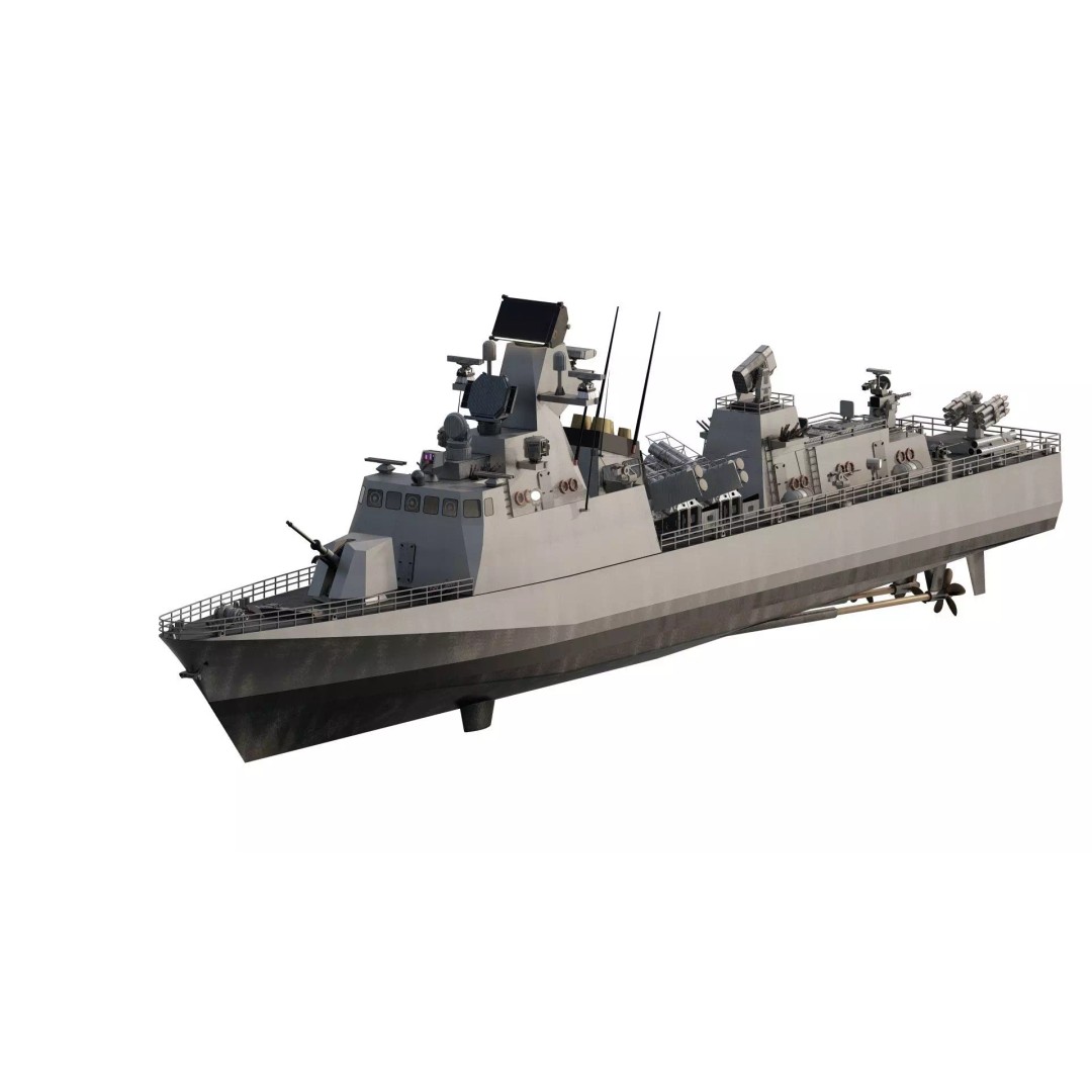 Fast Attack Multimission Vessel 3D Model – Detailed Military Watercraft, FBX - View 2