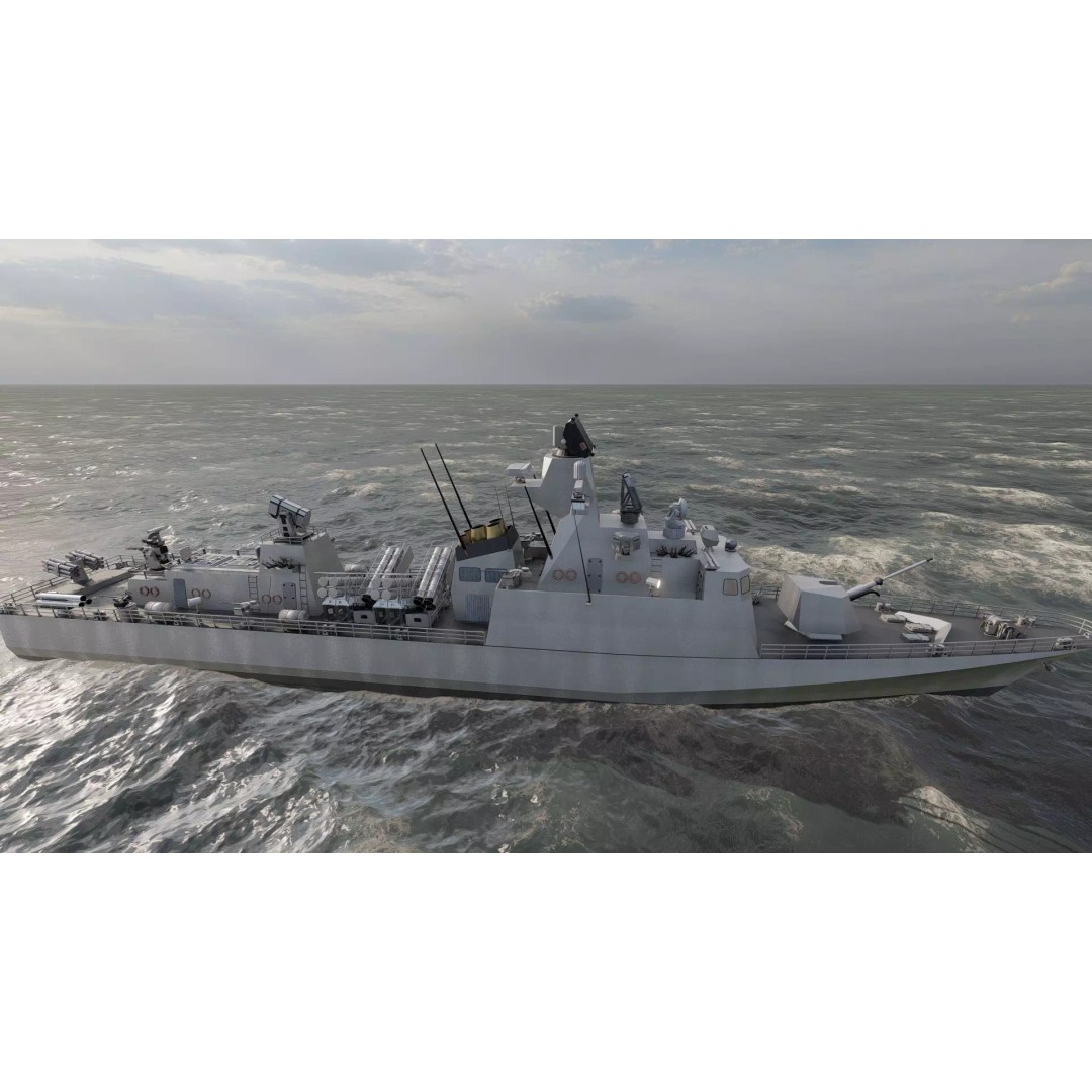 Fast Attack Multimission Vessel 3D Model – Detailed Military Watercraft, FBX - View 20