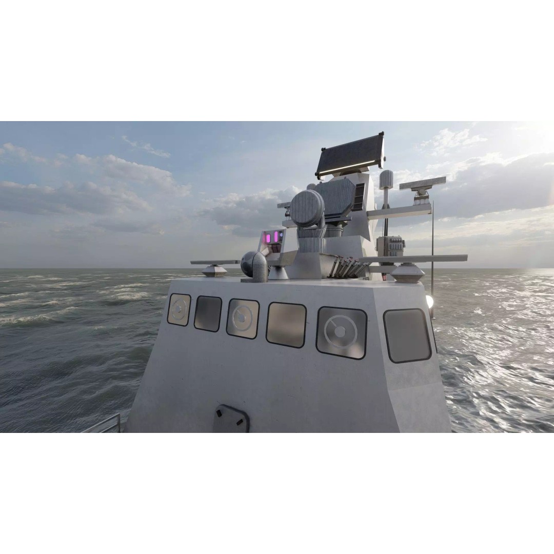 Fast Attack Multimission Vessel 3D Model – Detailed Military Watercraft, FBX - View 25