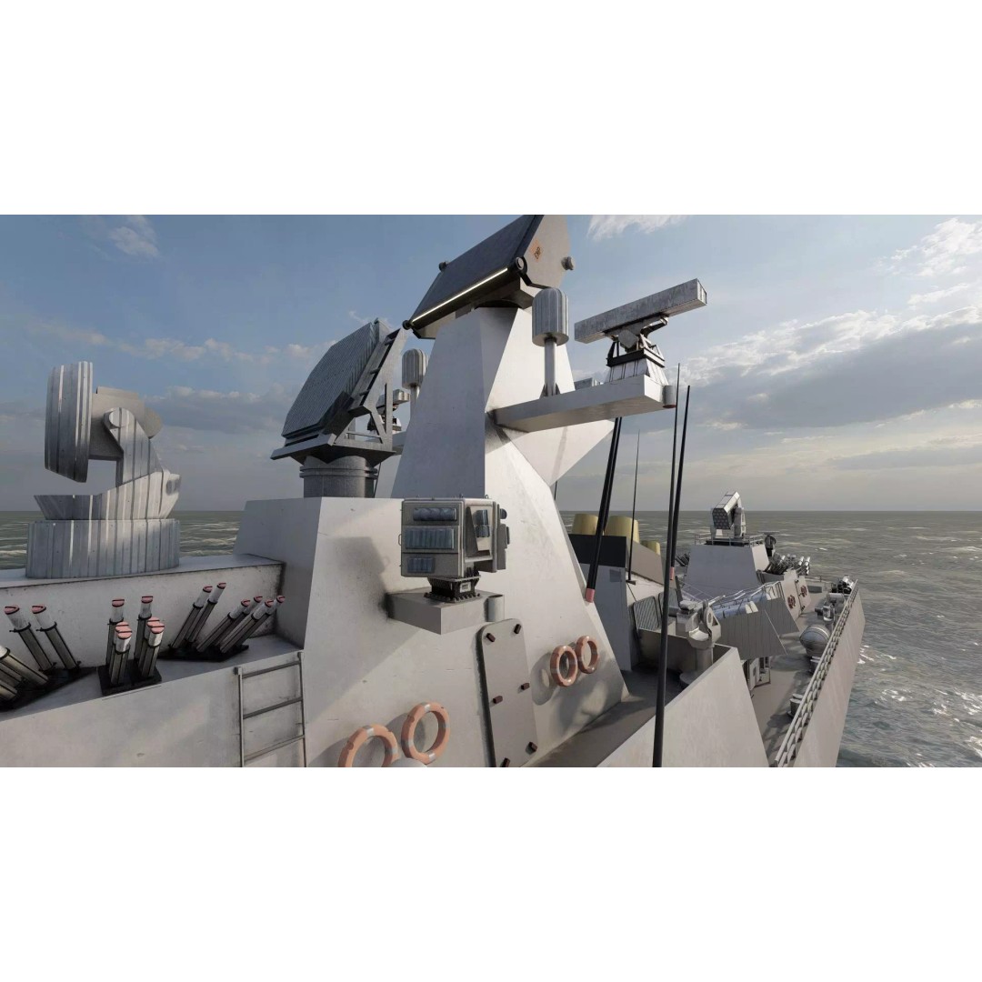Fast Attack Multimission Vessel 3D Model – Detailed Military Watercraft, FBX - View 27