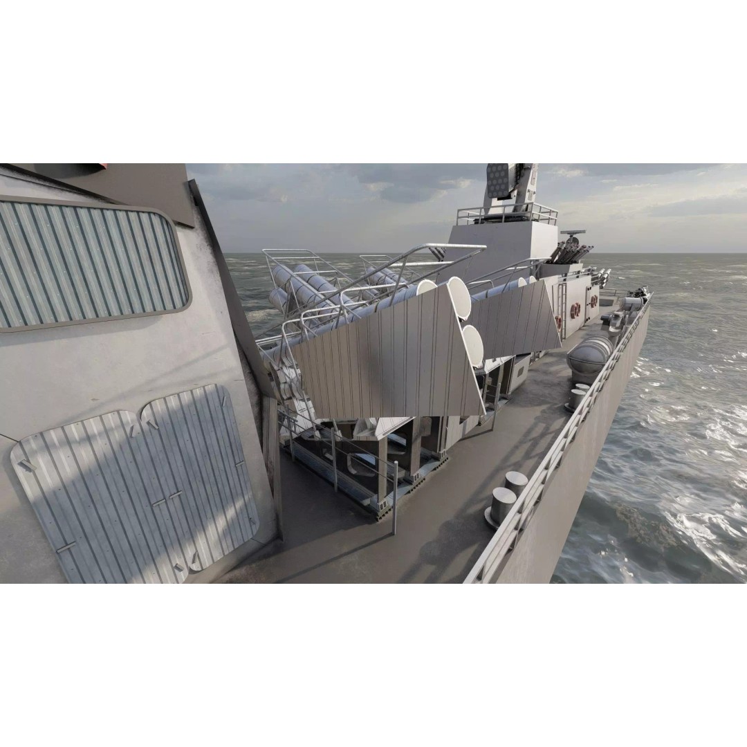 Fast Attack Multimission Vessel 3D Model – Detailed Military Watercraft, FBX - View 29
