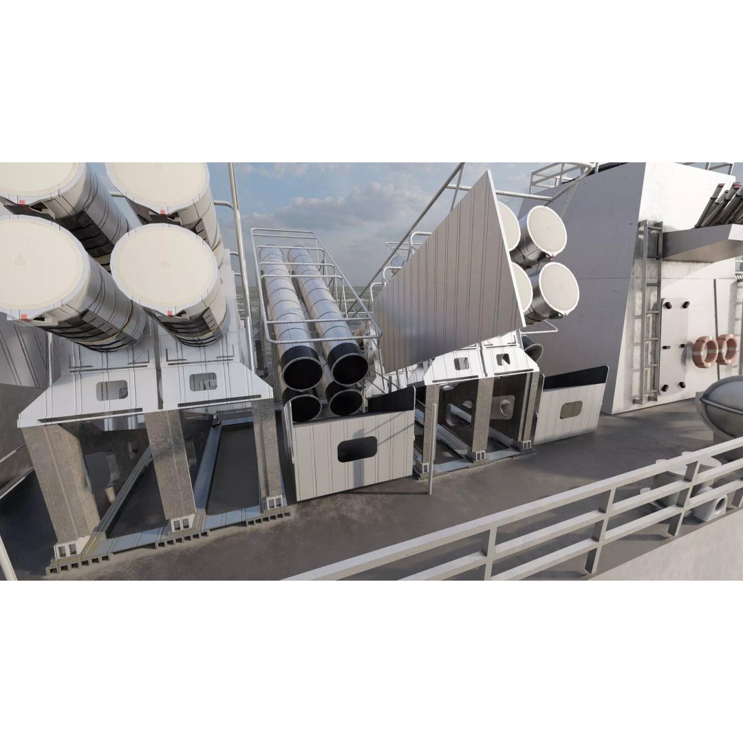 Fast Attack Multimission Vessel 3D Model – Detailed Military Watercraft, FBX - View 30