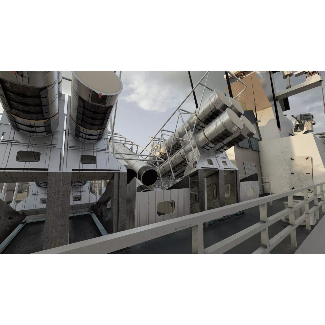 Fast Attack Multimission Vessel 3D Model – Detailed Military Watercraft, FBX - View 39