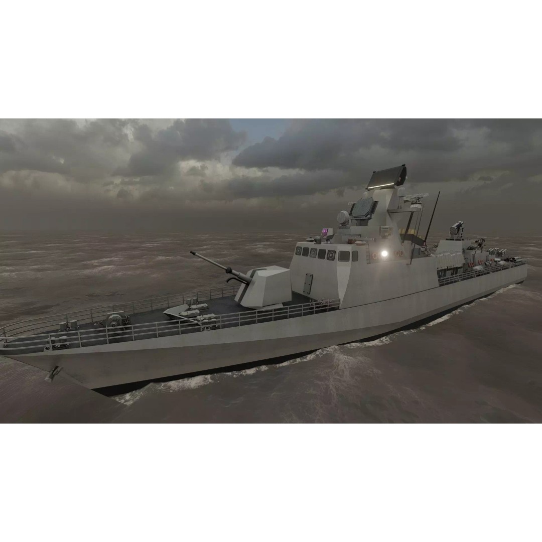 Fast Attack Multimission Vessel 3D Model – Detailed Military Watercraft, FBX - View 40