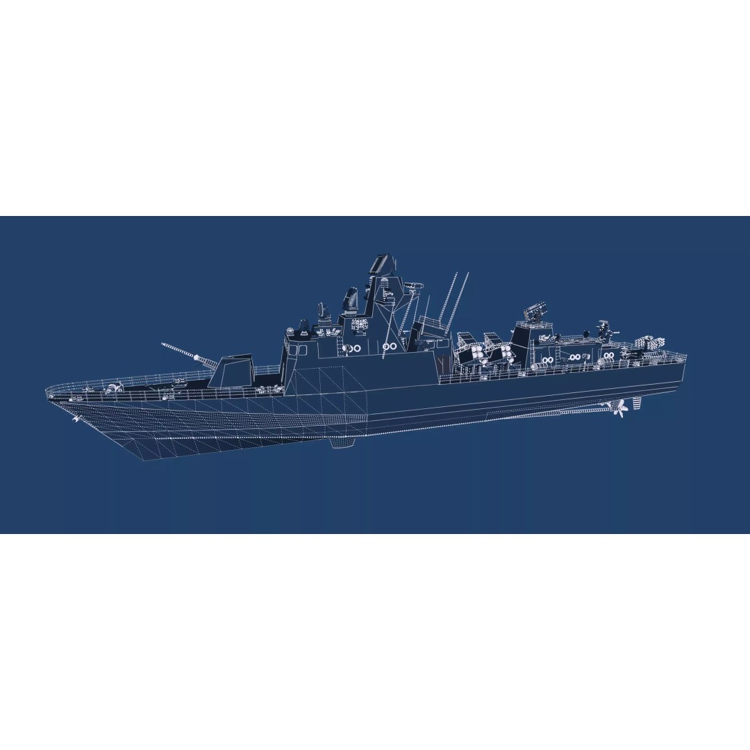 Fast Attack Multimission Vessel 3D Model – Detailed Military Watercraft, FBX - View 49