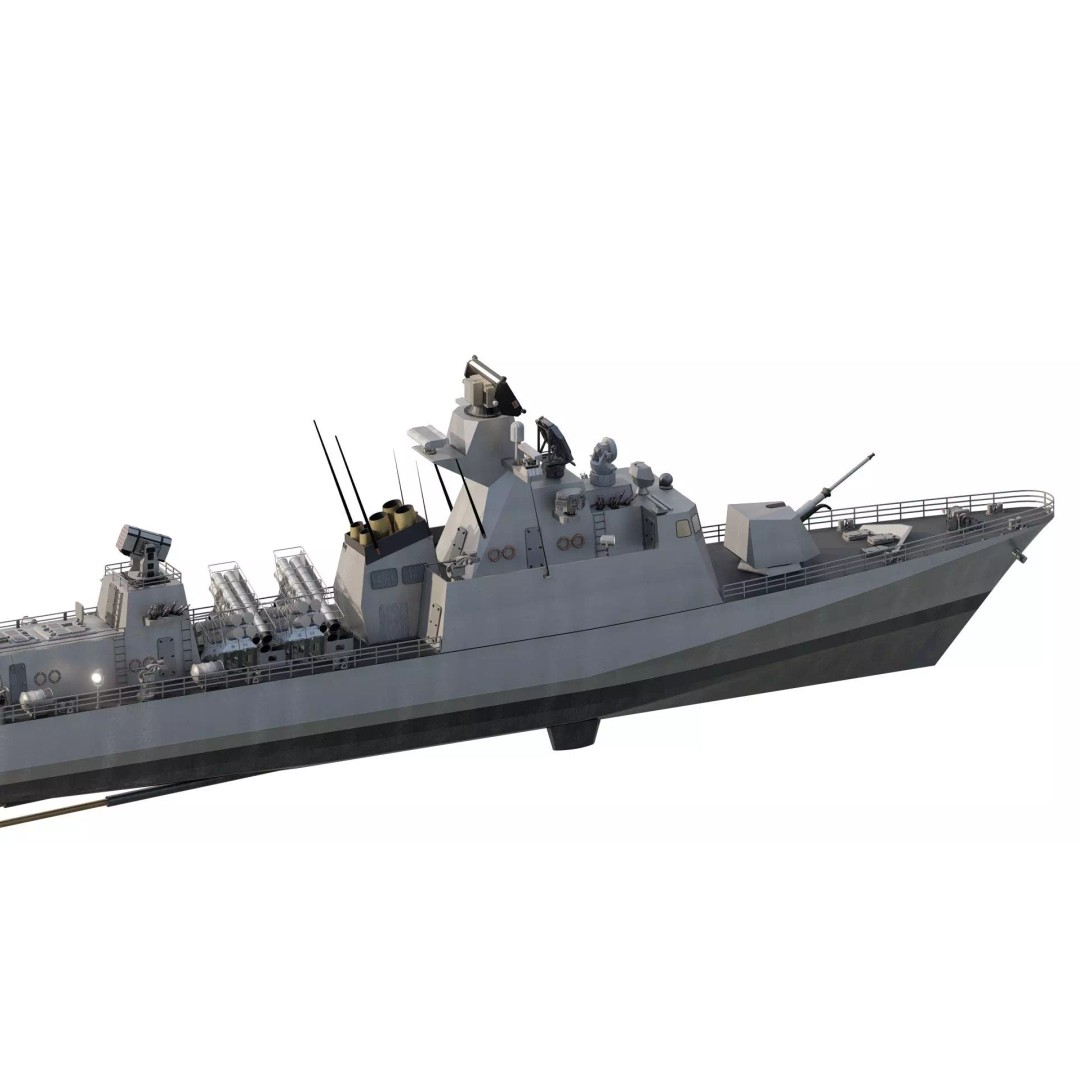 Fast Attack Multimission Vessel 3D Model – Detailed Military Watercraft, FBX - View 5