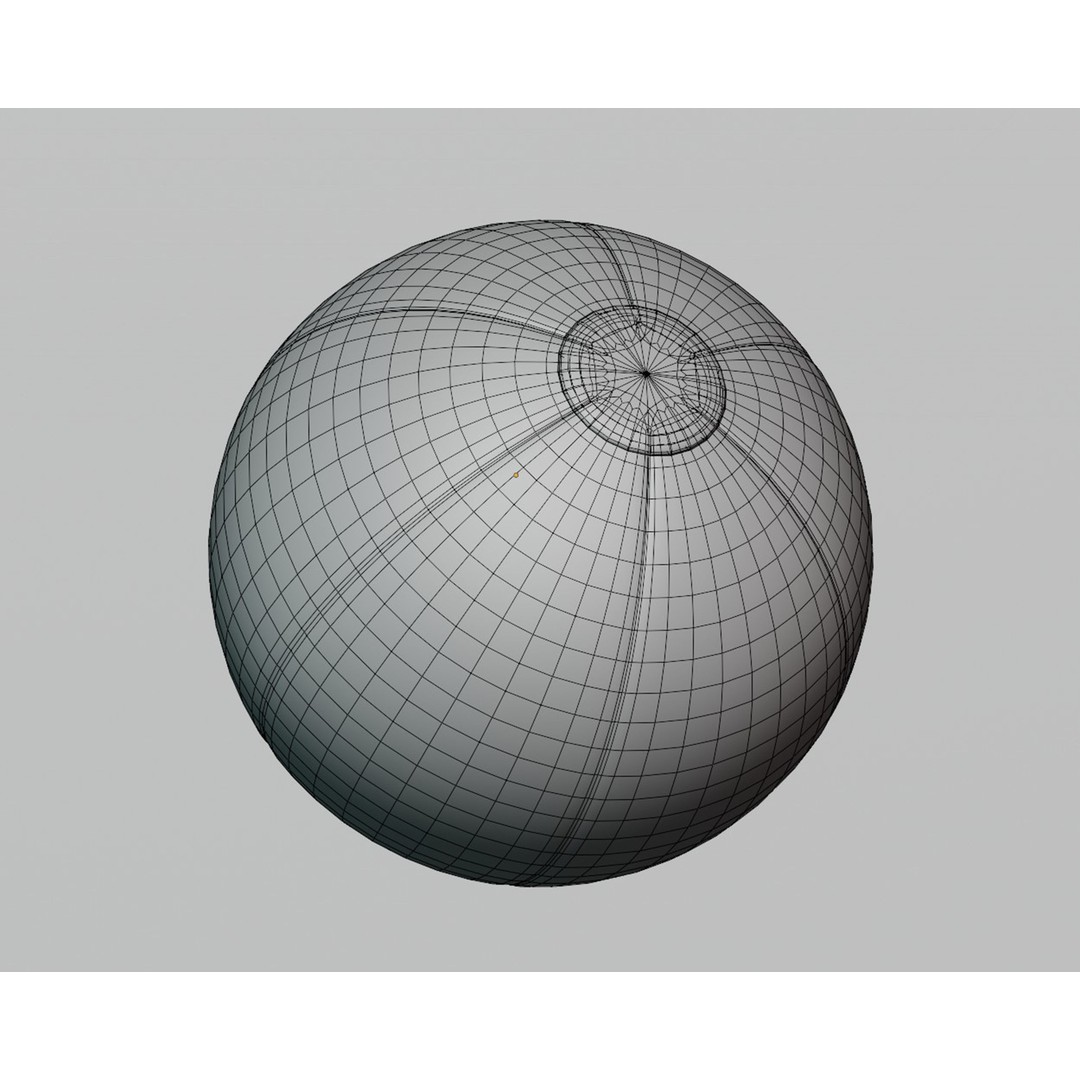 Beach Ball 3D Model – Low Poly Game Asset, FBX, OBJ, Blender - View 7