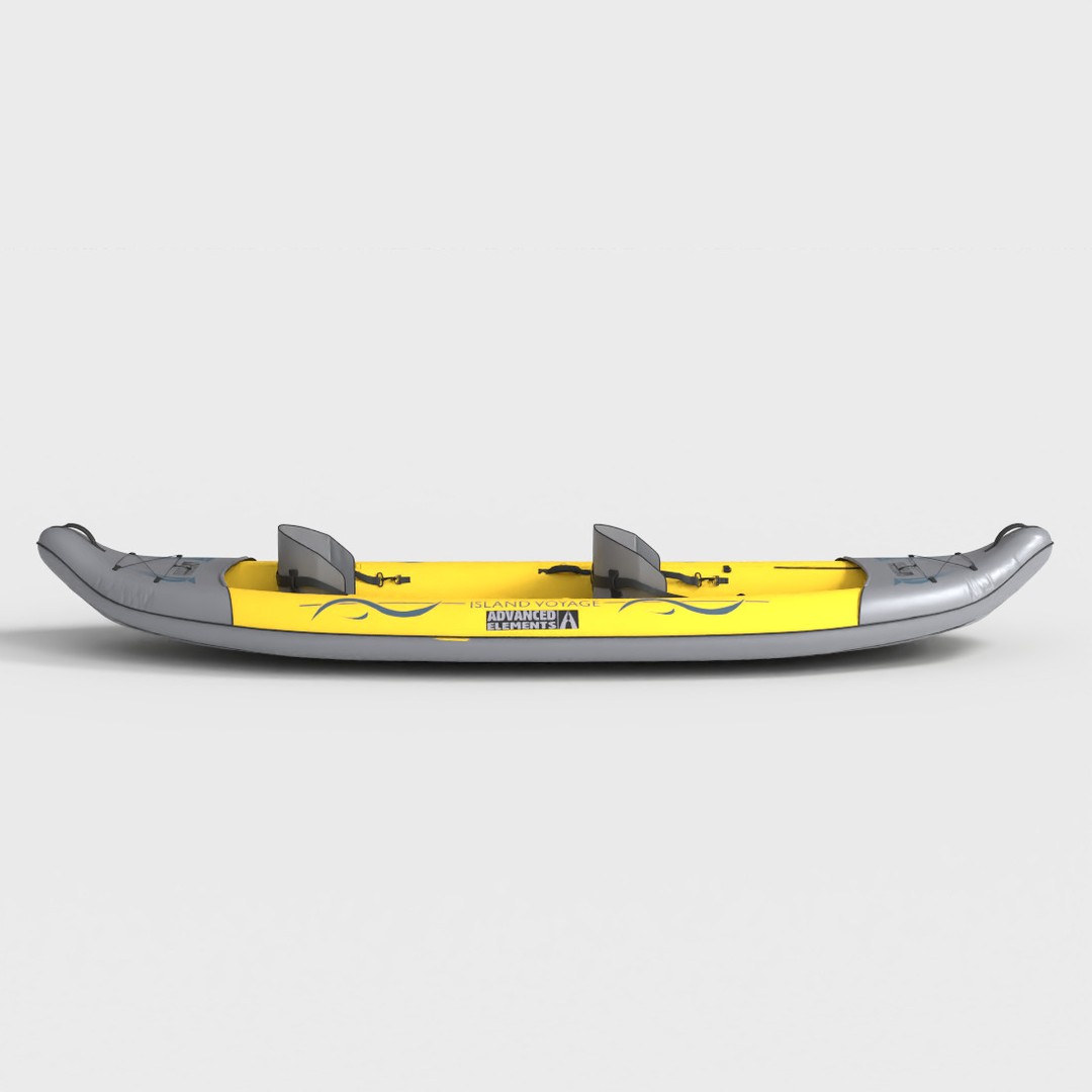 Recreational Kayak 3D Model – Low Poly PBR Game Asset, FBX - View 4