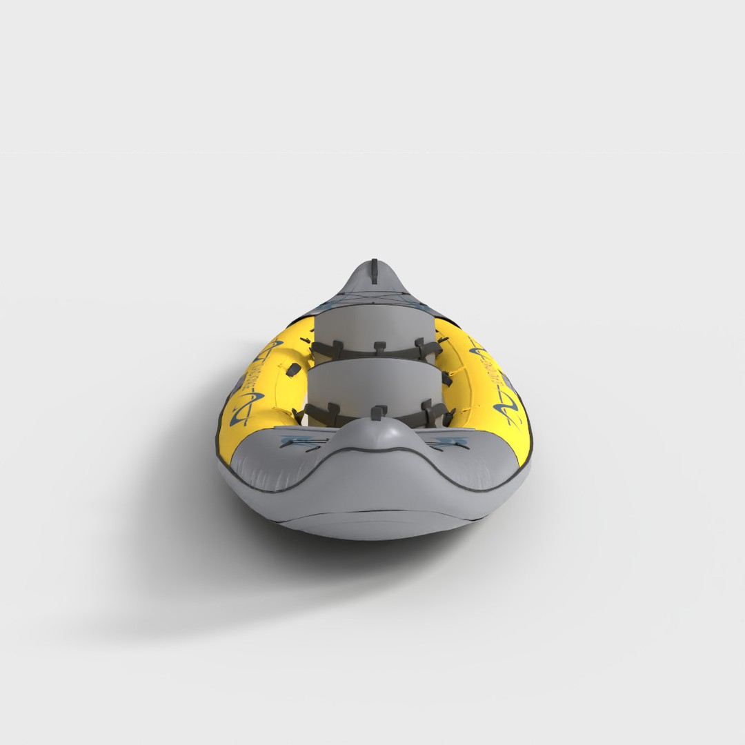 Recreational Kayak 3D Model – Low Poly PBR Game Asset, FBX - View 5