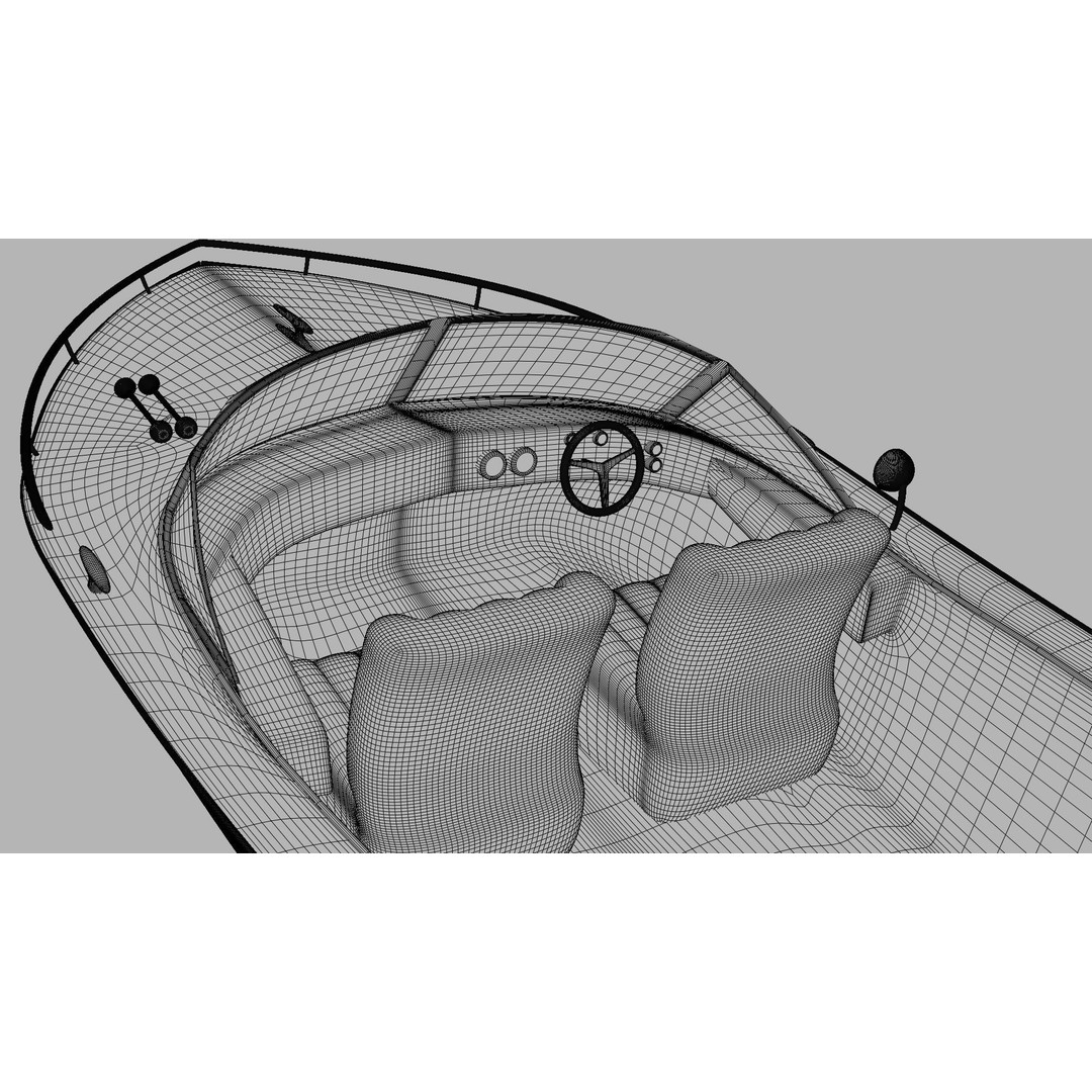 Boat 3D Model – Realistic Watercraft Asset, FBX & OBJ Formats
