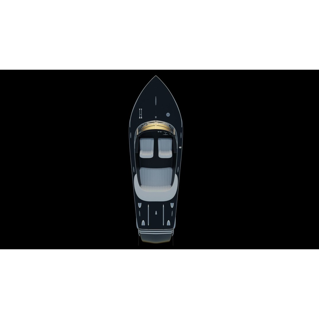 Boat 3D Model – Realistic Watercraft Asset, FBX & OBJ Formats - View 4