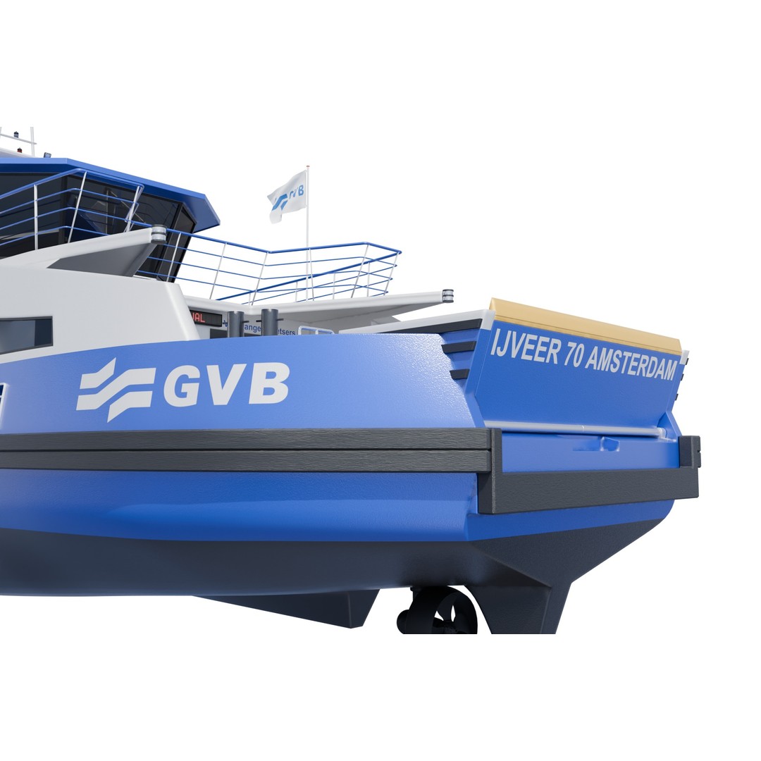 IJveer 70 3D Model – Detailed Ferry Asset for Games, PBR, FBX - View 8