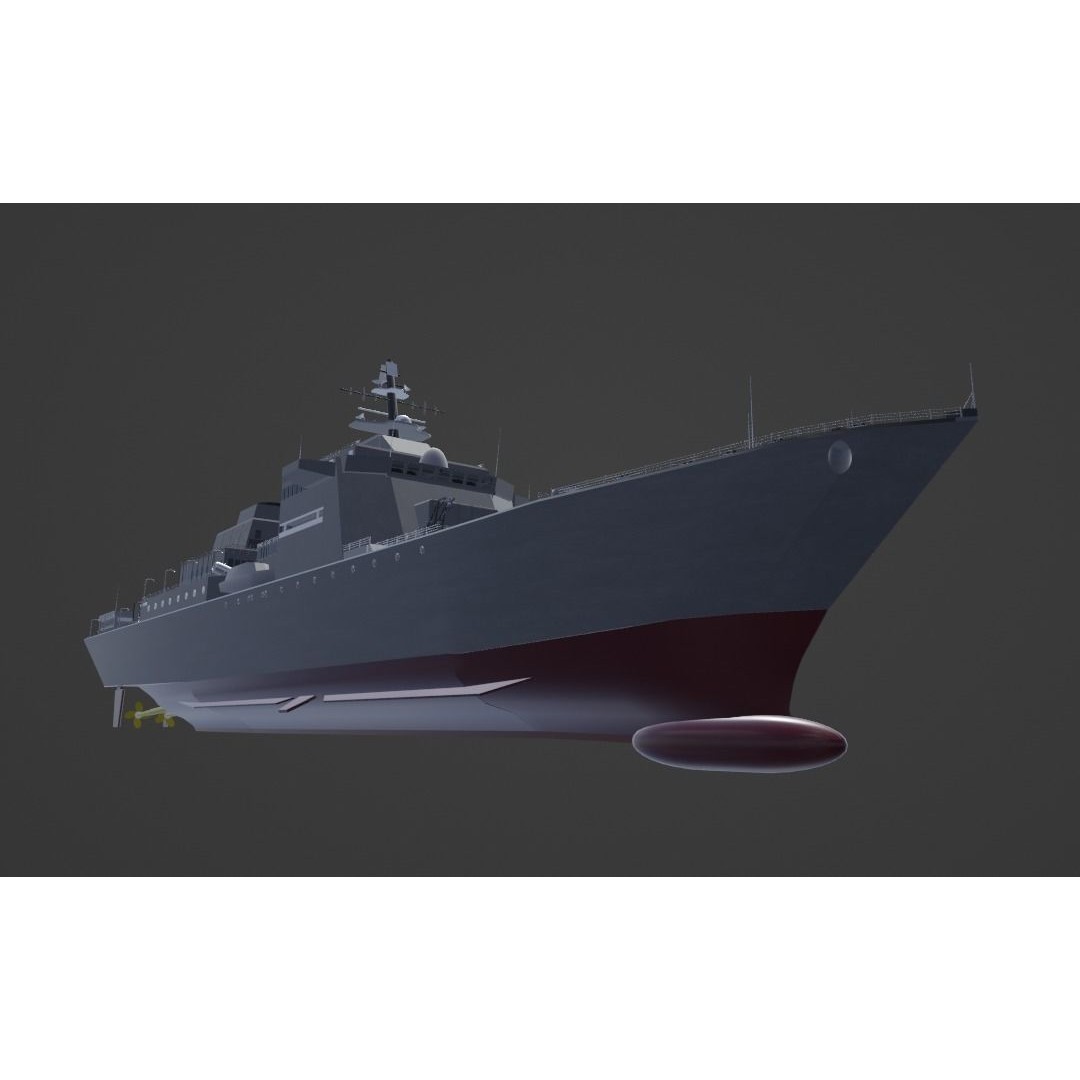 Large Research Ship 3D Model – Detailed Ocean Vessel for Animation - View 10
