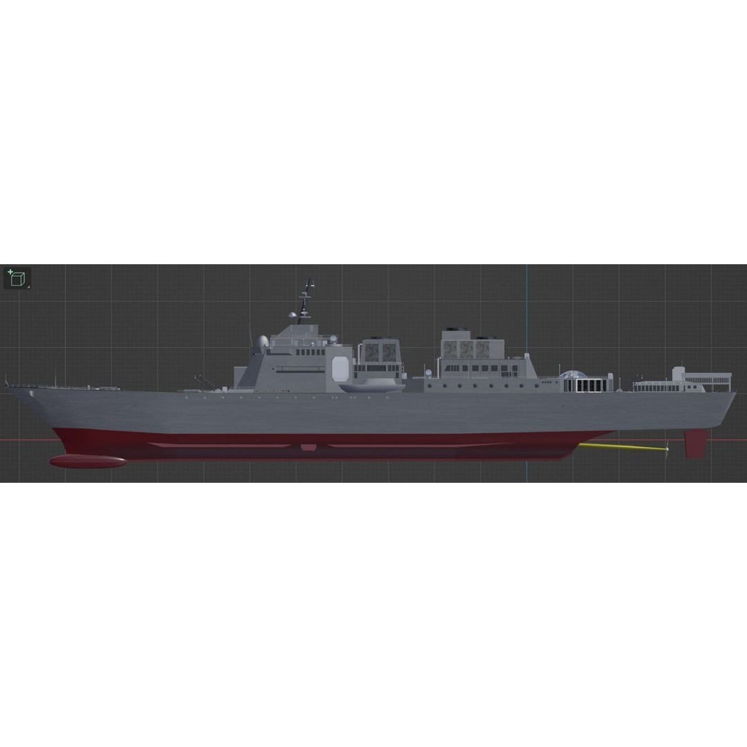 Large Research Ship 3D Model – Detailed Ocean Vessel for Animation - View 15