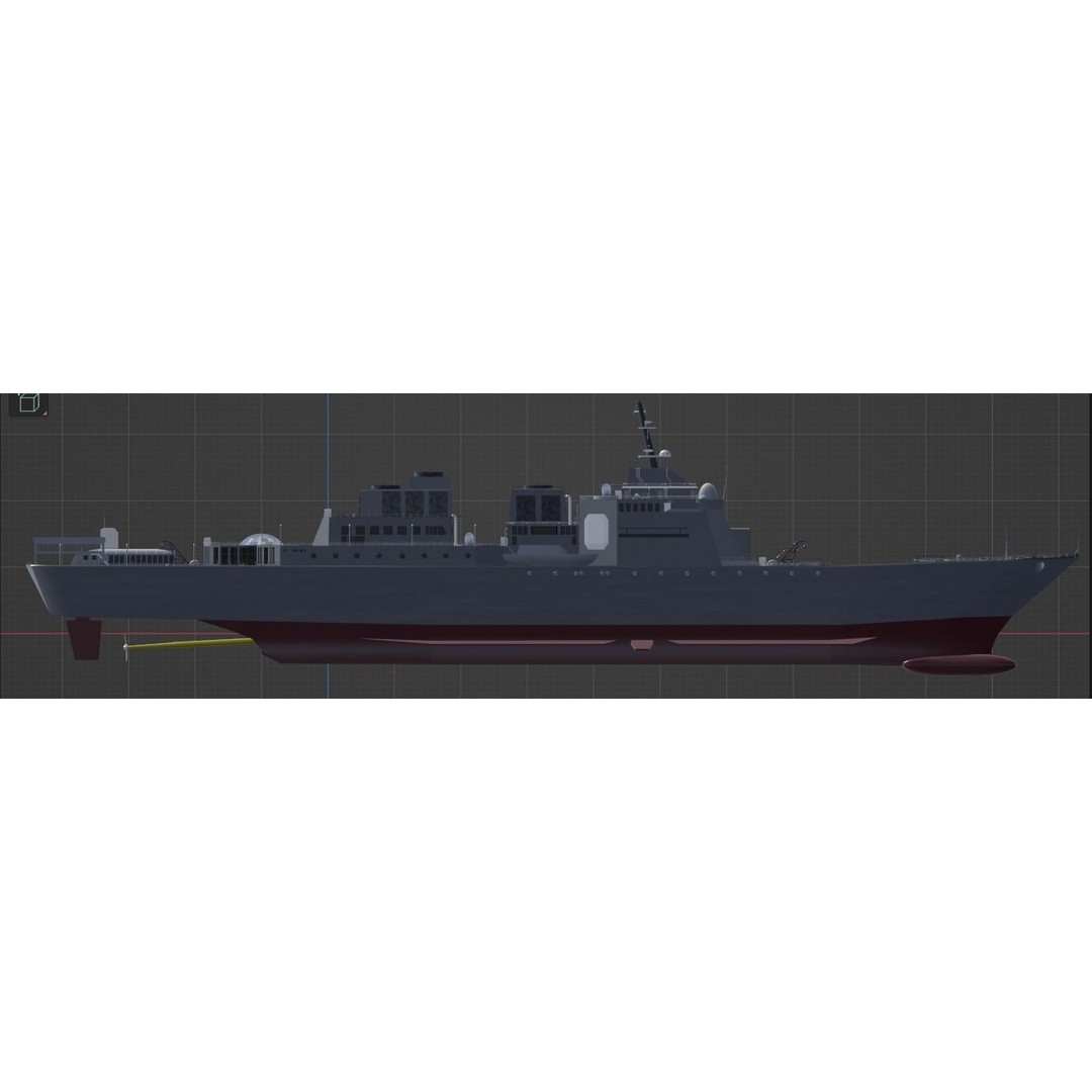 Large Research Ship 3D Model – Detailed Ocean Vessel for Animation - View 16