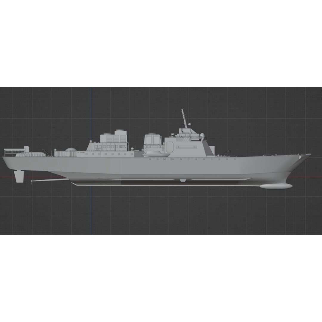 Large Research Ship 3D Model – Detailed Ocean Vessel for Animation - View 32