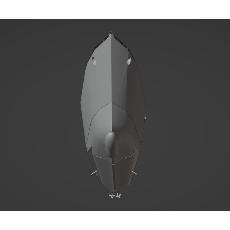 Large Research Ship 3D Model – Detailed Ocean Vessel for Animation - View 42