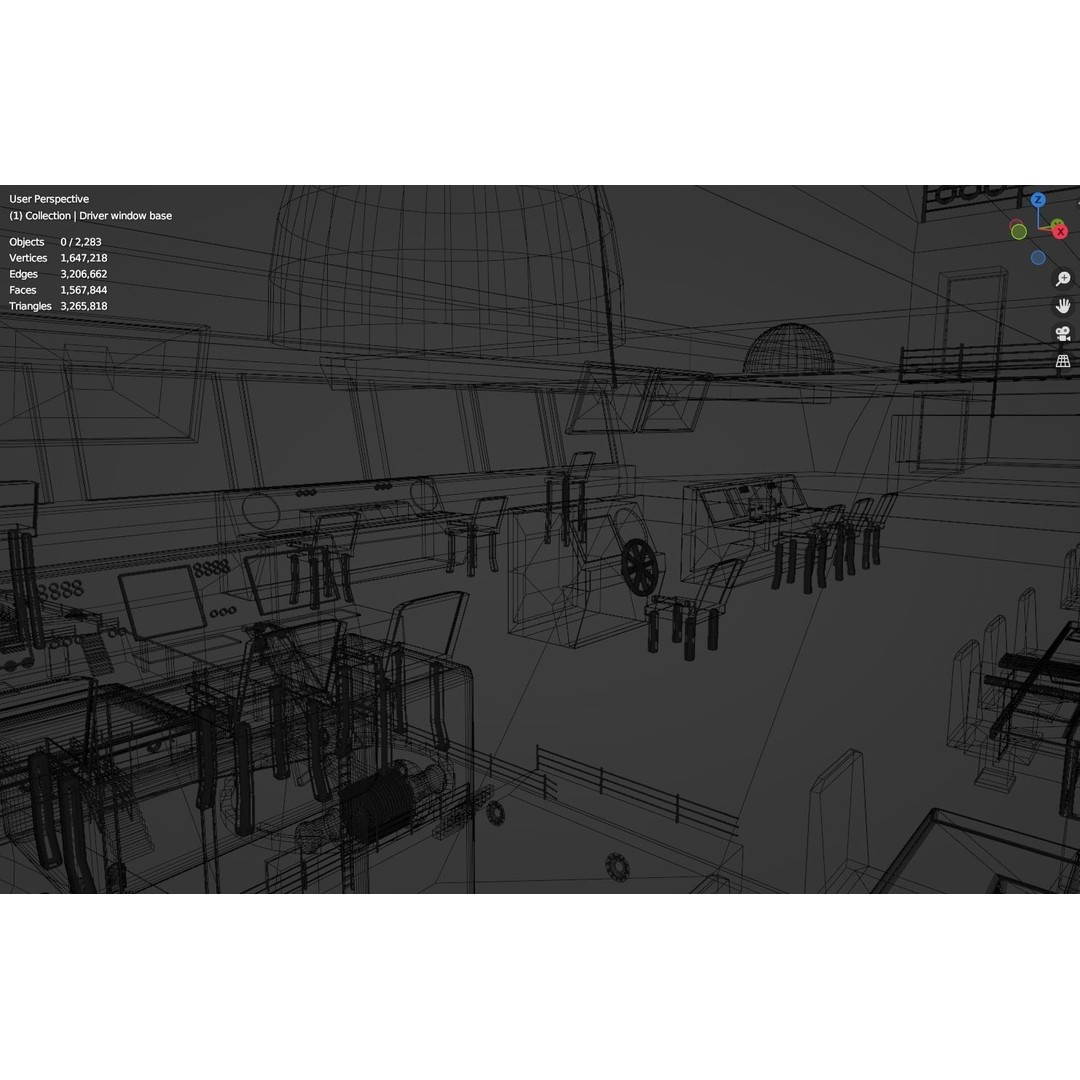 Large Research Ship 3D Model – Detailed Ocean Vessel for Animation - View 50