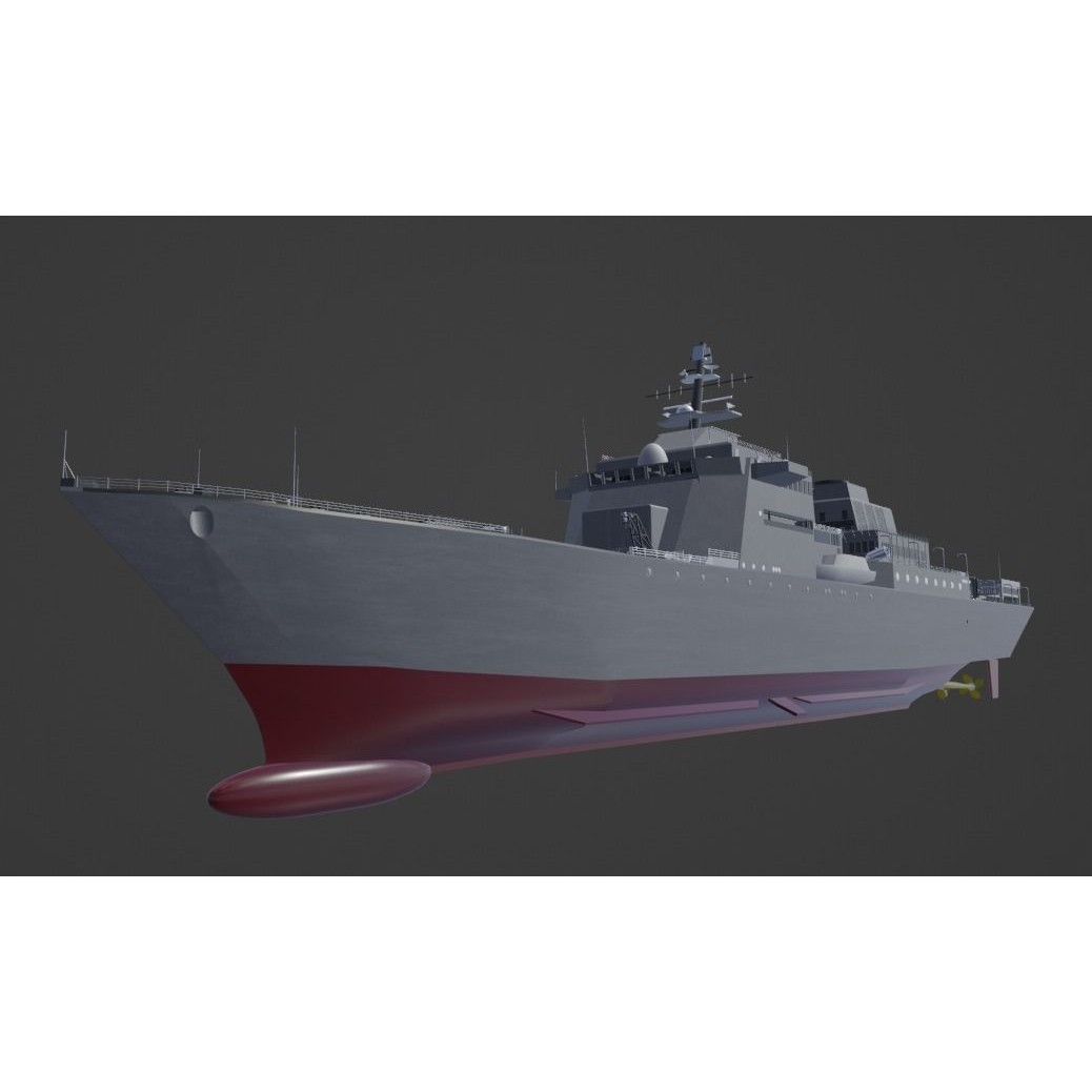 Large Research Ship 3D Model – Detailed Ocean Vessel for Animation - View 9