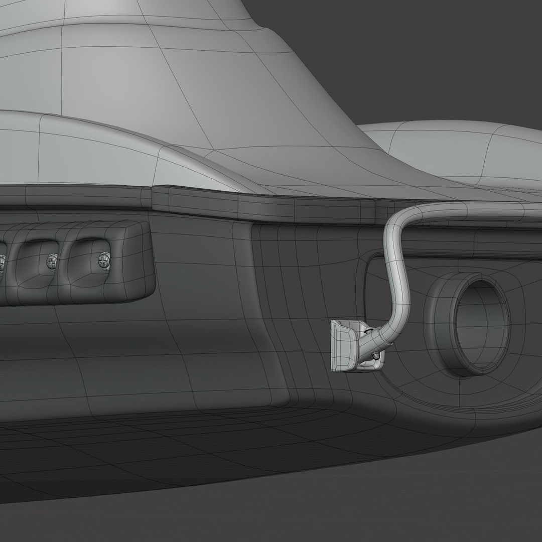 Jetski 3D Model – Low Poly Watercraft for Games, Blender