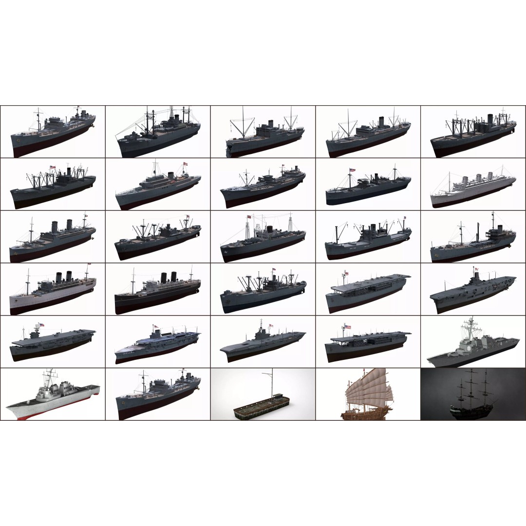 Industrial Watercraft 3D Model – PBR Textures, Game-Ready, FBX, OBJ - View 2