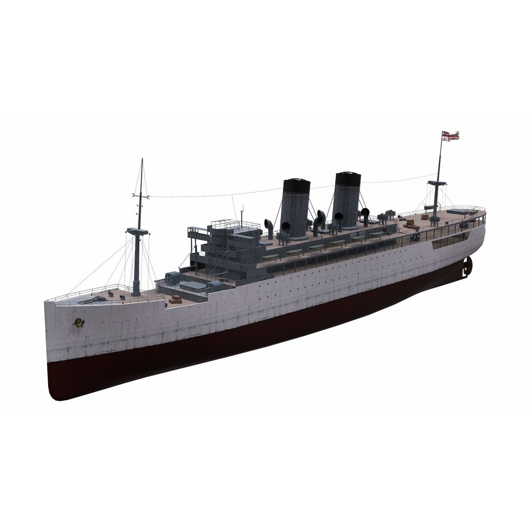 Industrial Watercraft 3D Model – PBR Textures, Game-Ready, FBX, OBJ - View 24