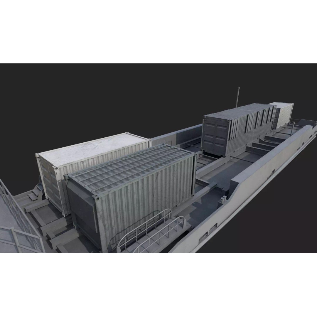 Ranger USV 3D Model – Military Watercraft, PBR Textures, FBX - View 15