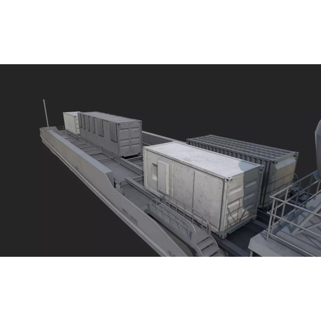 Ranger USV 3D Model – Military Watercraft, PBR Textures, FBX - View 19