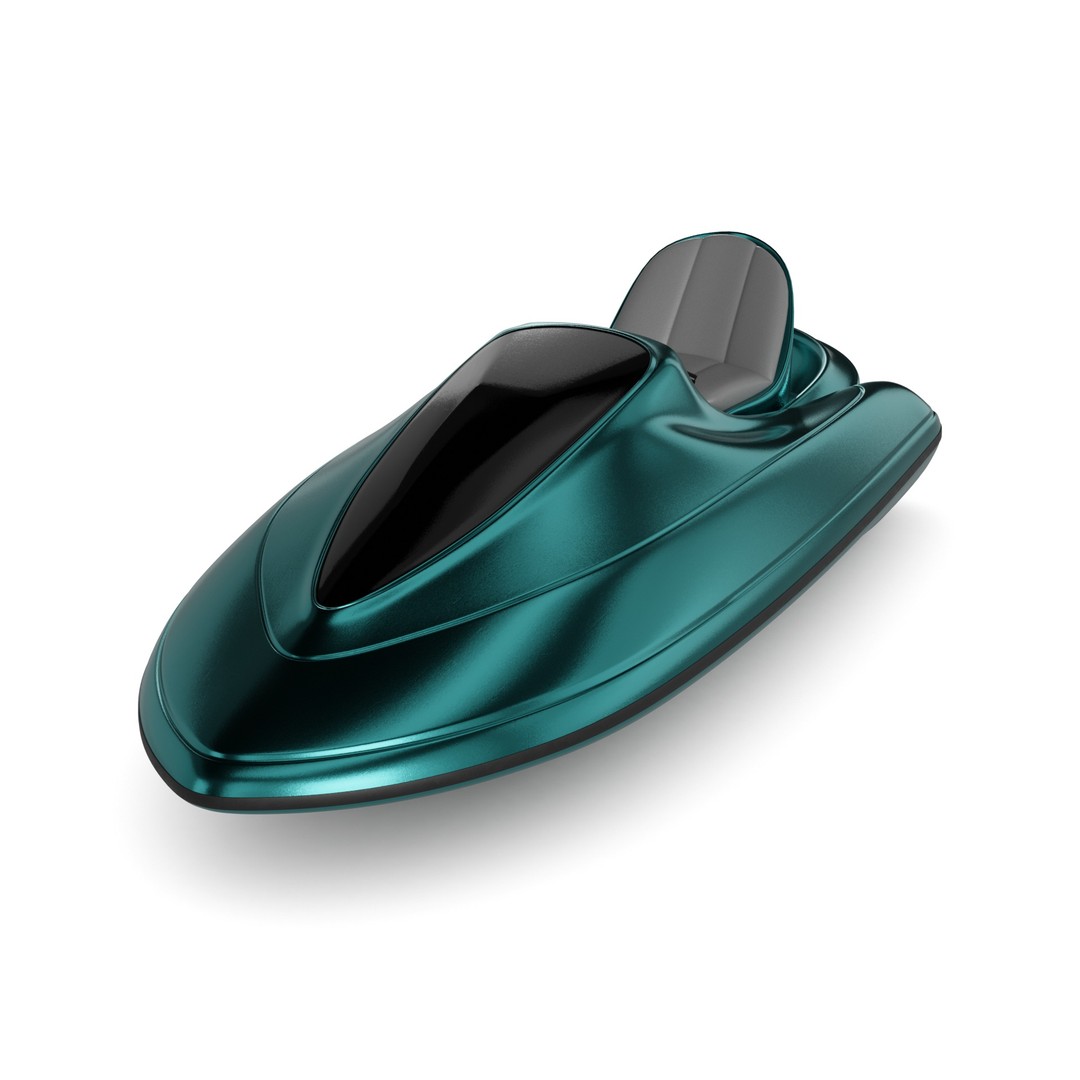 Hydrofoil 3D Model – Futuristic Watercraft with PBR Textures, FBX