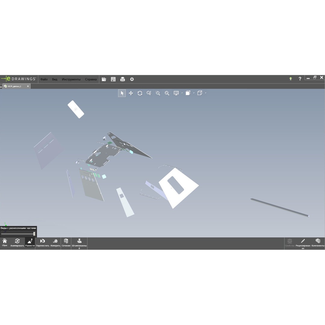 Gurza M U174 AKKERMAN 3D Model – Small Armored Artillery Boat, FBX - View 13