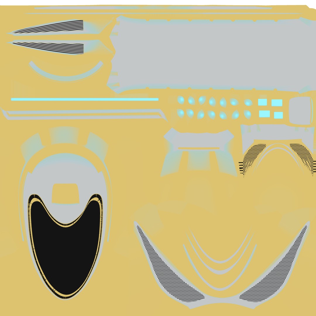 Airboat 3D Model – Futuristic Recreational Watercraft, FBX - View 13